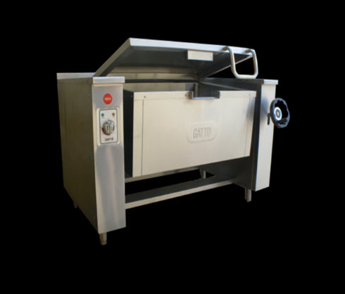 GATTO 120Lt S/Steel Electric Tilting Pan